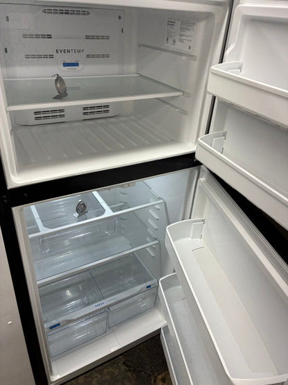 Frigidaire top freezer refrigerator Black 30”