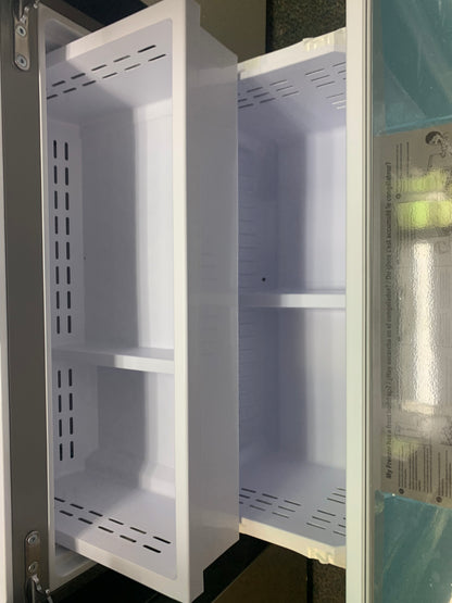 Samsung French Door Refrigerator 35.75 in. W 27 cu. ft. 3-Door in Fingerprint Resistant Stainless Steel, Standard Depth M: RF27T5201SR